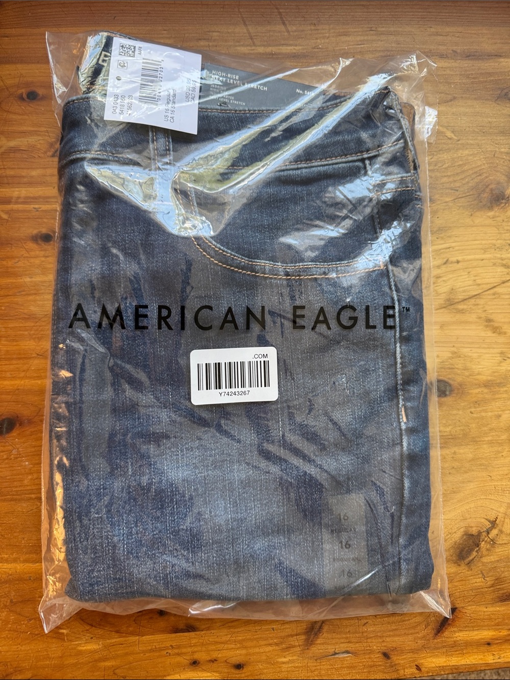 American Eagle Outfitters High-Rise Next Level Stretch Jeggings Jeans